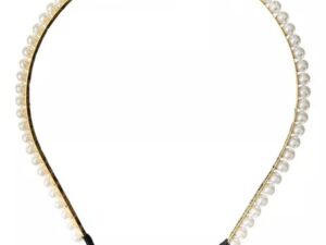VINCHA oro accesorio de perlas para tus peinados
